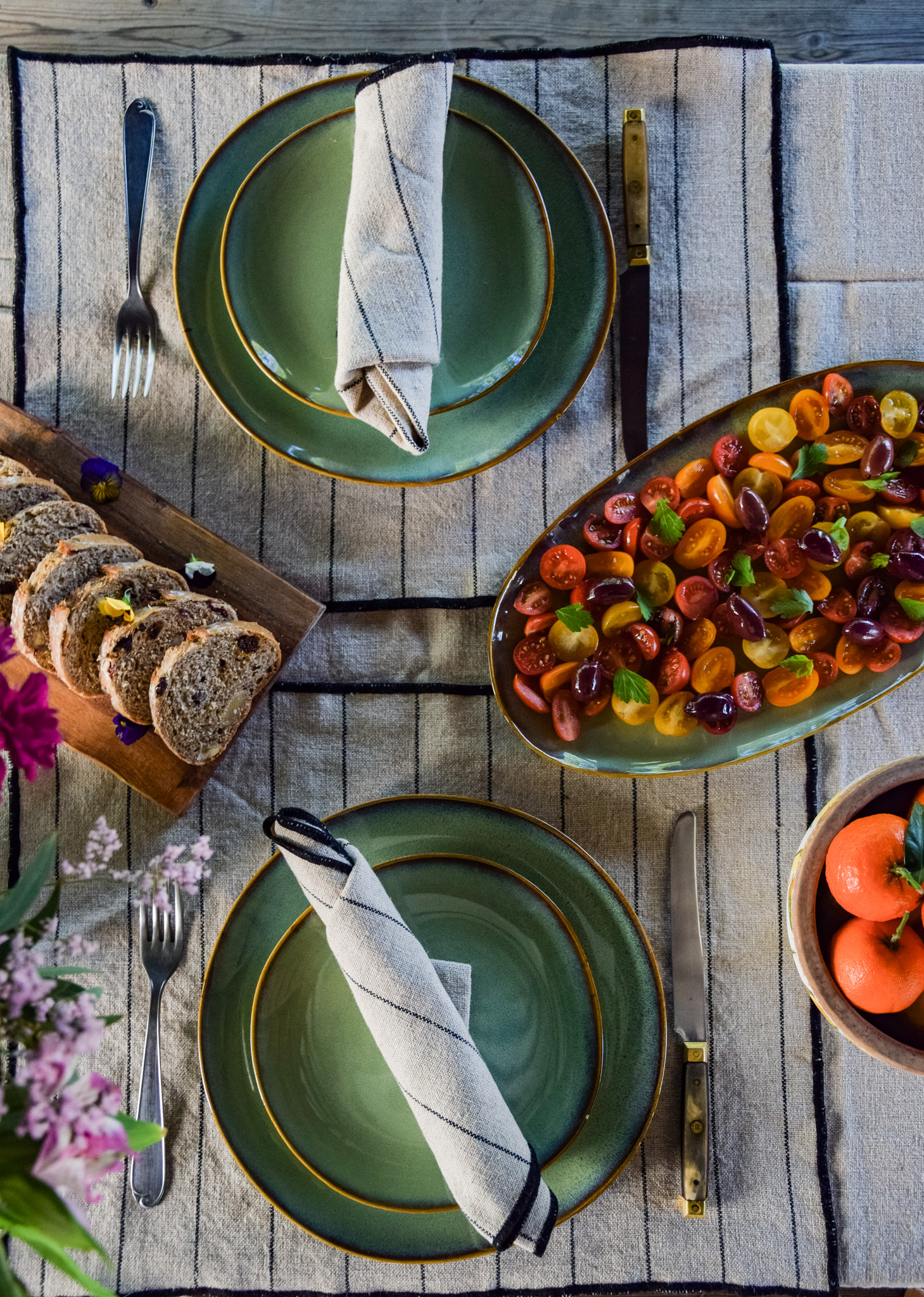 Set et serviette de table Cassis – Image 2