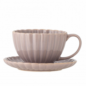 Tasse Latina avec soucoupe